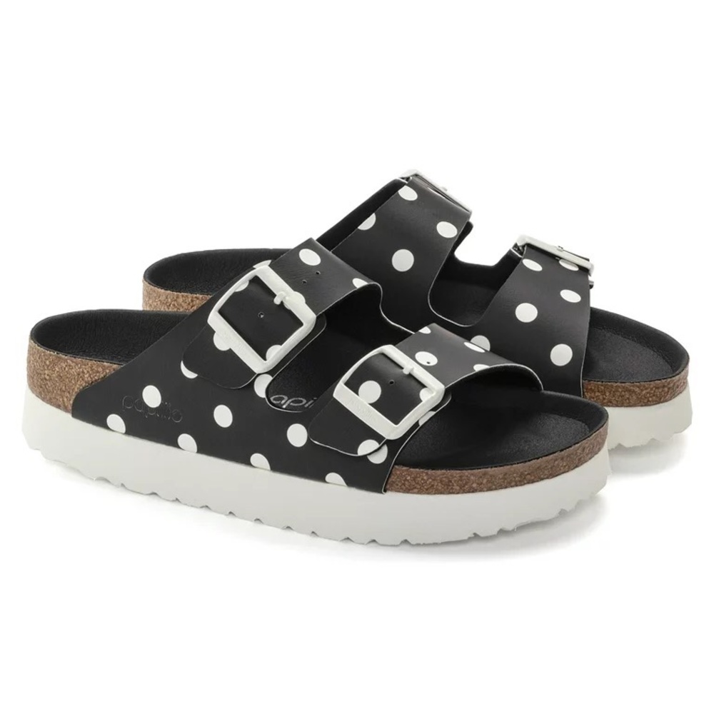 BIRKENSTOCK Arizona Platform Birko-Flor Sandals